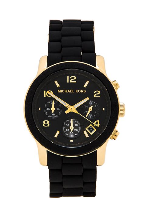 michael kors watch 10 atm|Michael Kors black runway watch.